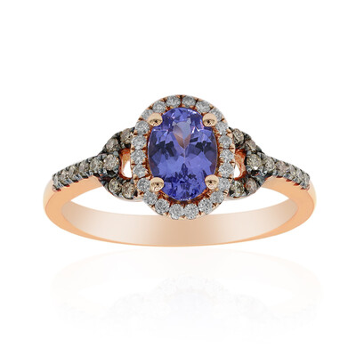 10K AAA Tanzanite Gold Ring