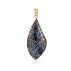 Pietersite Silver Pendant (Bali Barong)