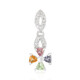 Pink Cuprian Tourmaline Silver Pendant
