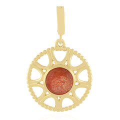 Sunstone Silver Pendant
