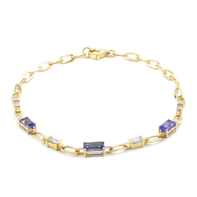 14K AAA Tanzanite Gold Bracelet (CIRARI)