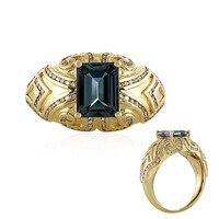 14K Unheated Tanzanite Gold Ring (de Melo)