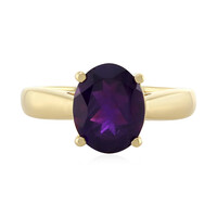 Zambian Amethyst Silver Ring