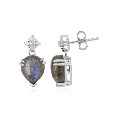 Labradorite Silver Earrings