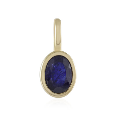 Madagascar Blue Sapphire Silver Pendant