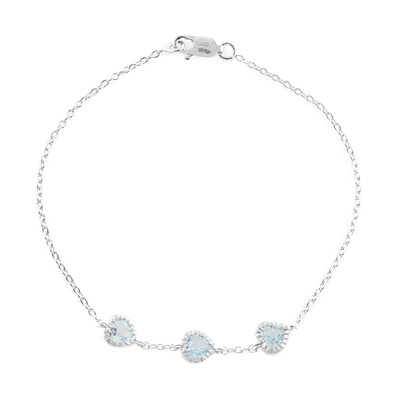 Sky Blue Topaz Silver Bracelet