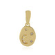 I2 (I) Diamond Silver Pendant
