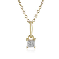 9K SI2 (H) Diamond Gold Necklace
