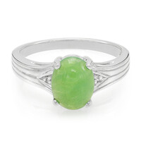 Imperial Chrysoprase Silver Ring