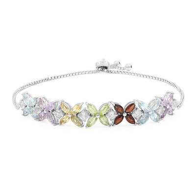 Sky Blue Topaz Silver Bracelet