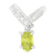 Cuprian Tourmaline Silver Pendant