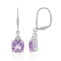 Amethyst Silver Earrings