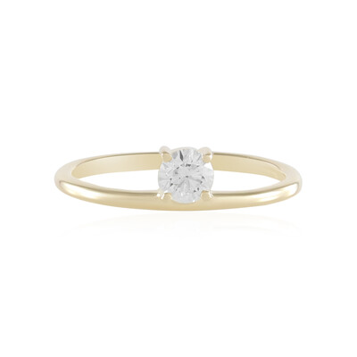 9K IF (G) Diamond Gold Ring (de Melo)