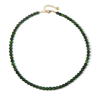 Russian Diopside Silver Necklace