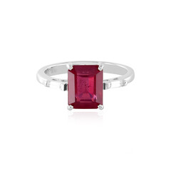 Bemainty Ruby Silver Ring
