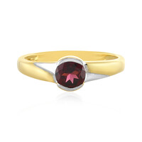 Raspberry Rhodolite Silver Ring