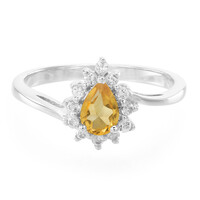 Citrine Silver Ring