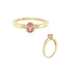 Fancy Tourmaline Silver Ring