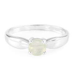 Prehnite Silver Ring