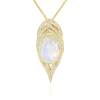 14K AAA Welo Opal Gold Necklace (de Melo)
