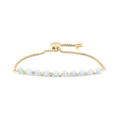 Aquamarine Silver Bracelet