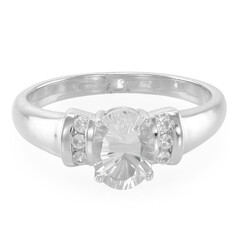 Petalite Silver Ring