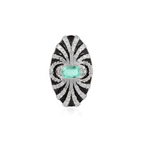 Colombian Emerald Silver Pendant (SAELOCANA)
