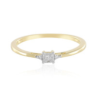 9K SI1 (H) Diamond Gold Ring