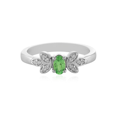 Tsavorite Silver Ring