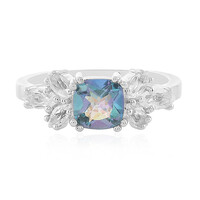 Ocean Quartz Silver Ring
