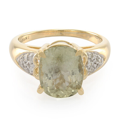 18K Cuprian Tourmaline Gold Ring (AMAYANI)