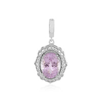 Kunzite Silver Pendant