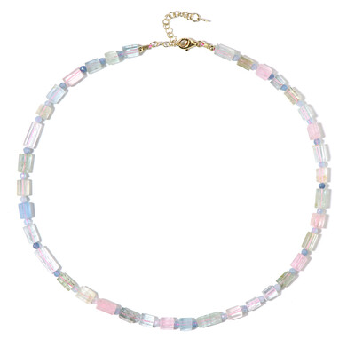 Fancy Beryl Silver Necklace (Riya)