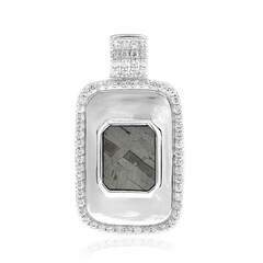 Aletai-Meteorite Silver Pendant
