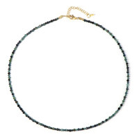Fancy Tourmaline Silver Necklace