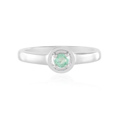 Ethiopian Emerald Silver Ring