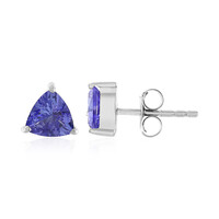 Tanzanite Silver Earrings