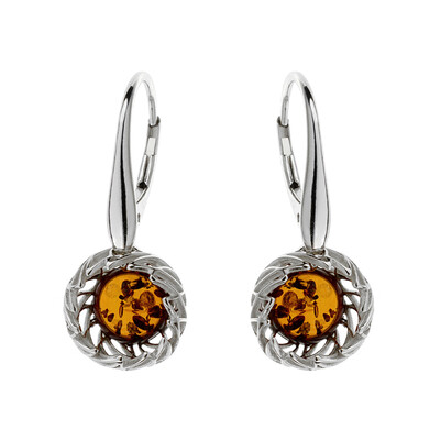 Baltic Amber Silver Earrings (dagen)
