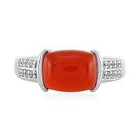 Carnelian Silver Ring