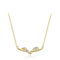 14K I1 (H) Diamond Gold Necklace (CIRARI)