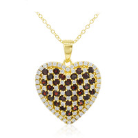 Garnet Silver Necklace
