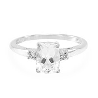 Goshenite Silver Ring