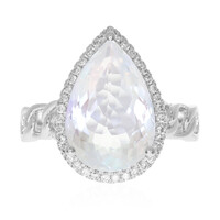14K Rainbow Moonstone Gold Ring (CIRARI)