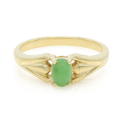 Imperial Chrysoprase Silver Ring