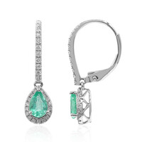 14K AAA Zambian Emerald Gold Earrings (CIRARI)