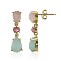 Amazonite Silver Earrings