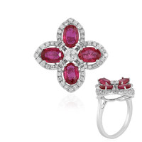 18K Mozambique Ruby Gold Ring