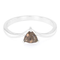 Smoky Quartz Silver Ring