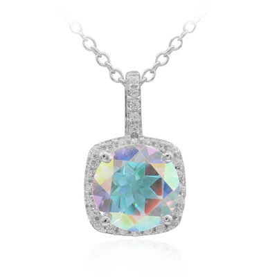 Moonlight Topaz Silver Necklace