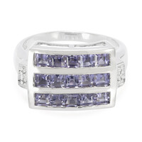 Madagascar Iolite Silver Ring